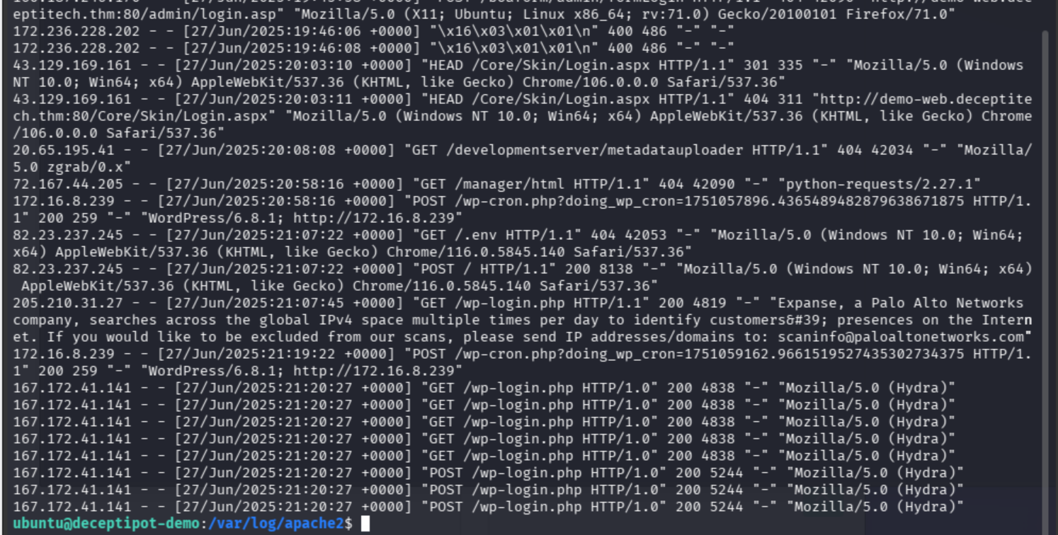 access log full output part 2